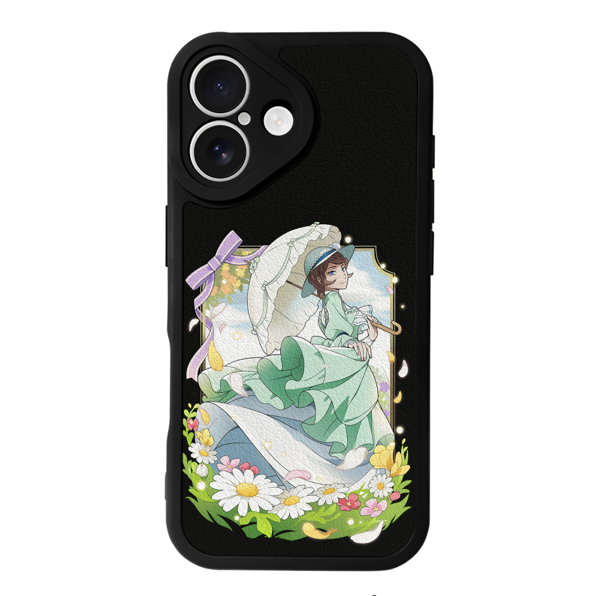 （画像用） 文豪ストレイドッグス Bungo Stray Dogs 【iPhone 16シリーズ対応】シリコンスマホケース（レザー調） 材質：シリコン